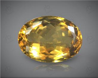 Yellow Citrine Natural Certified  5.74CTS-8556